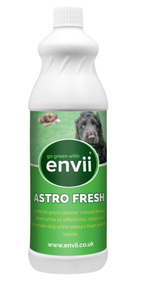 Front of 1 litre Envii Astro Fresh bottle artificial grass cleaner