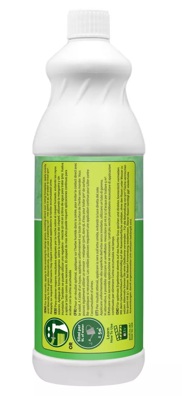 Rear view of Envii Astro Fresh artificial grass cleaner