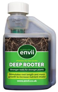 front view of Envii Deep Rooter Concentrate bottle our plant root stimulator