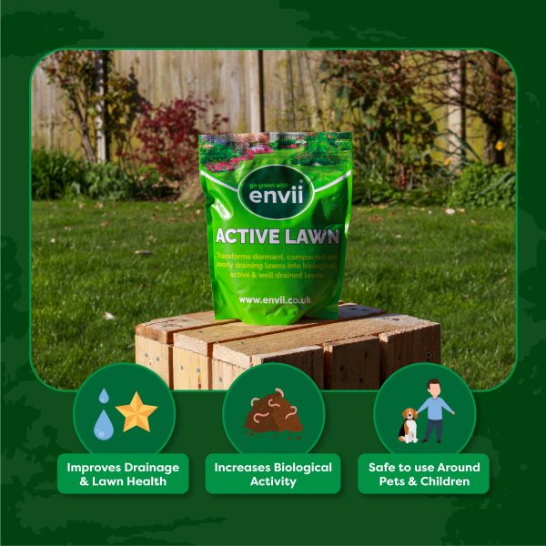 Active Lawn USP image showing the benefits of using this product.