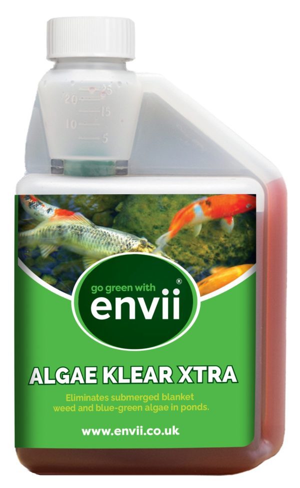 front view of Envii Algae Klear Xtra eliminates submerged algae